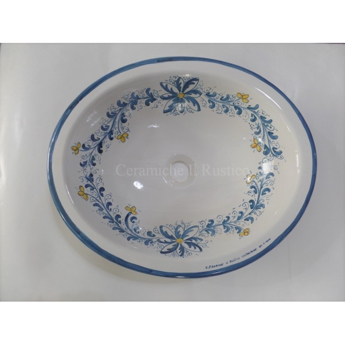Lavabo Ovale in Ceramica resistente  cm 42x50